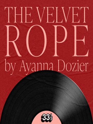 cover image of Janet Jackson's the Velvet Rope